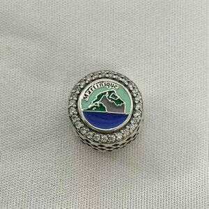 Pandora Martinique Exclusive Bead Charm Pendant, S925 Silver Jewelry